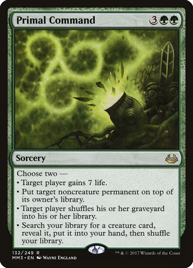 Primal Command [Modern Masters 2017] | Card Merchant Takapuna