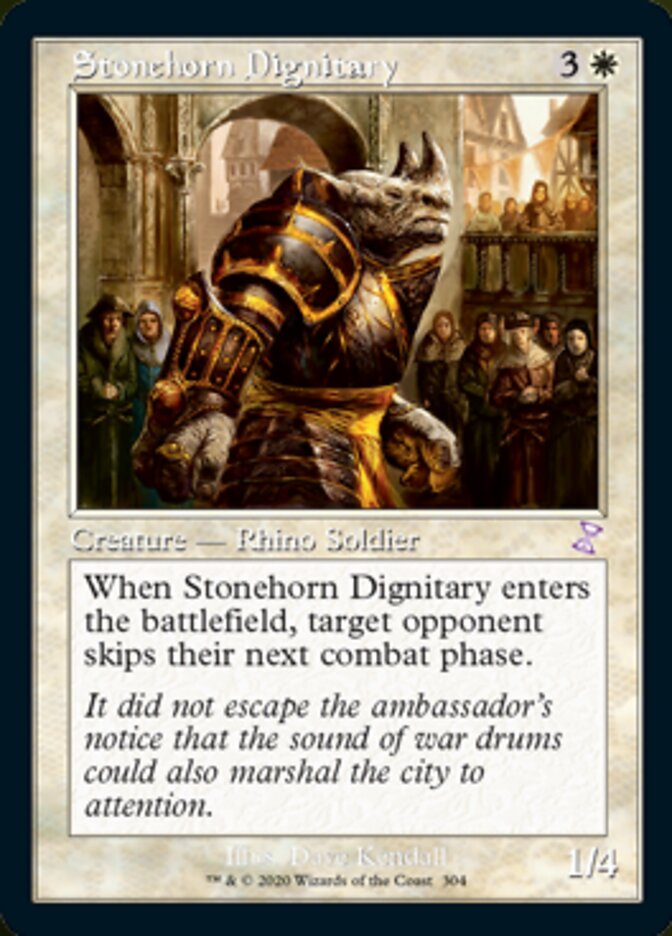 Stonehorn Dignitary (Timeshifted) [Time Spiral Remastered] | Card Merchant Takapuna