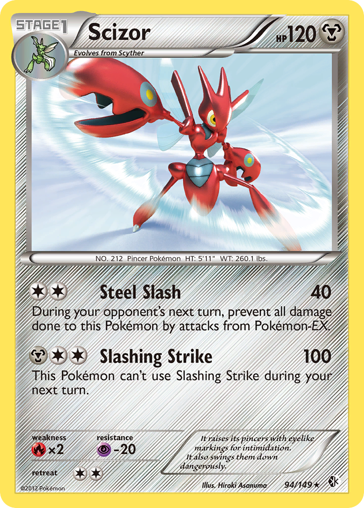 Scizor (94/149) [Black & White: Boundaries Crossed] | Card Merchant Takapuna