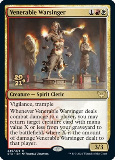 Venerable Warsinger [Strixhaven: School of Mages Prerelease Promos] | Card Merchant Takapuna
