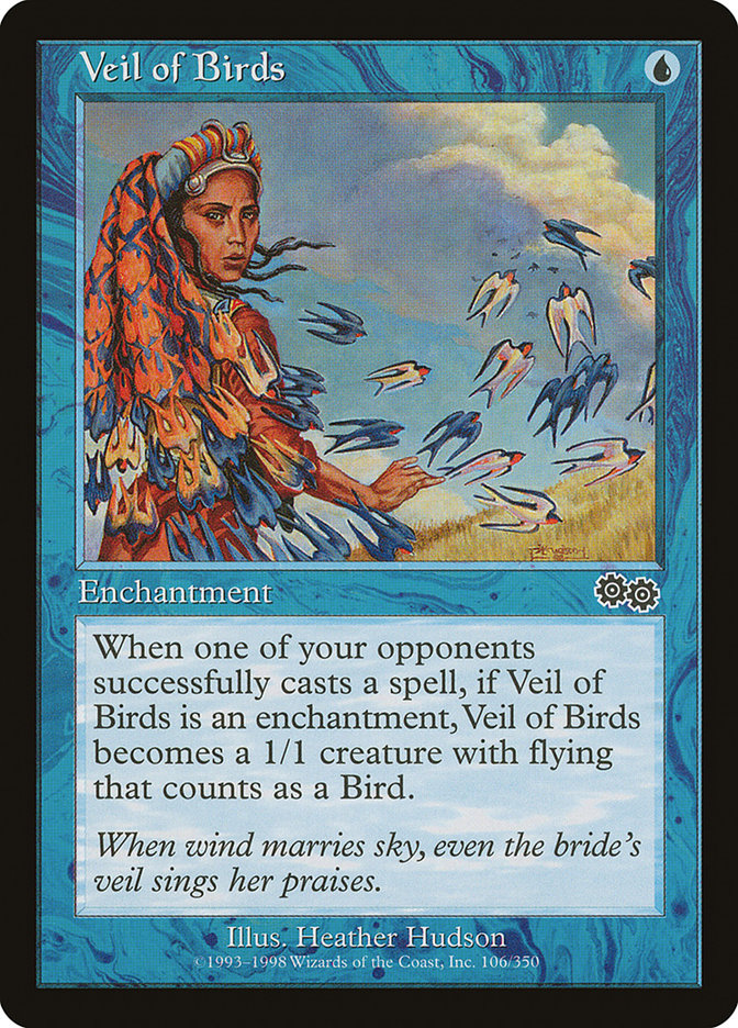 Veil of Birds [Urza's Saga] | Card Merchant Takapuna