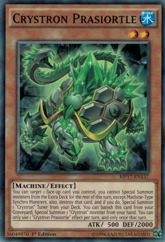 Crystron Prasiortle [MP17-EN137] Common | Card Merchant Takapuna