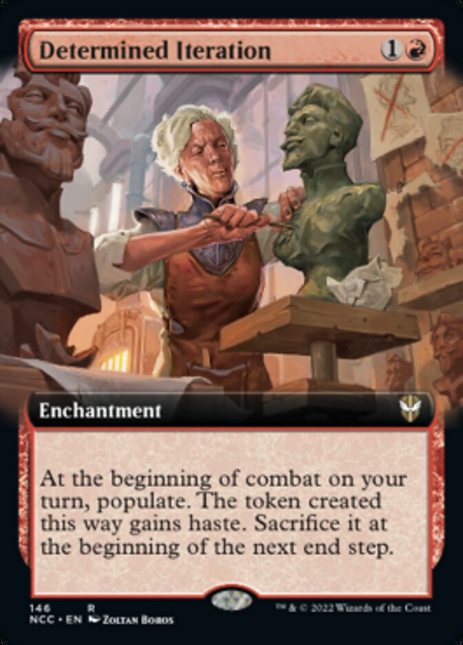 Determined Iteration (Extended Art) [Streets of New Capenna Commander] | Card Merchant Takapuna