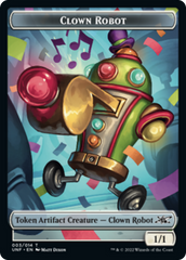 Clown Robot (003) // Treasure (013) Double-Sided Token [Unfinity Tokens] | Card Merchant Takapuna
