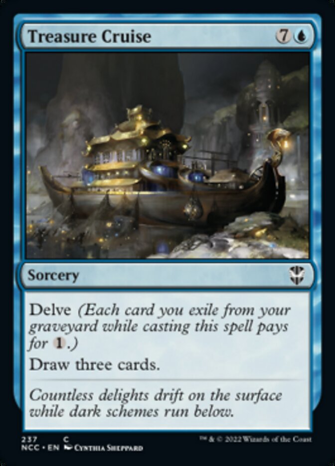Treasure Cruise [Streets of New Capenna Commander] | Card Merchant Takapuna