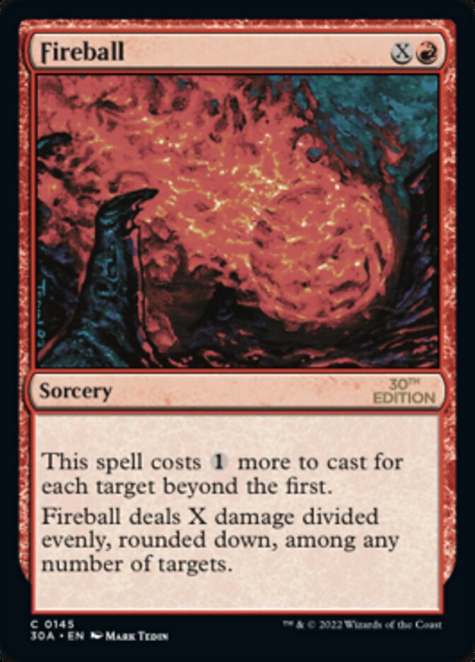 Fireball [30th Anniversary Edition] | Card Merchant Takapuna