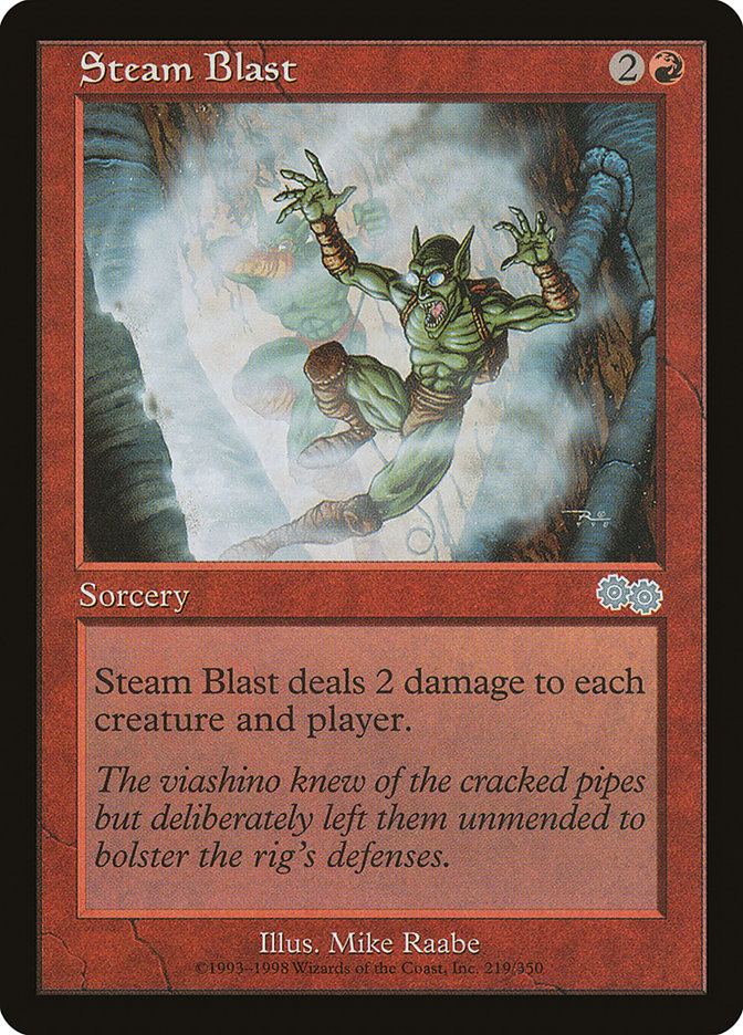 Steam Blast [Urza's Saga] | Card Merchant Takapuna
