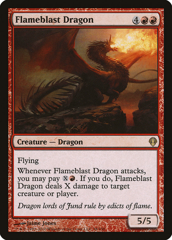 Flameblast Dragon [Archenemy] | Card Merchant Takapuna