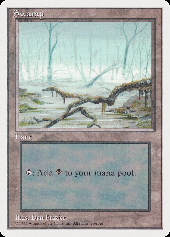 Swamp (White Fog in Center) [Rivals Quick Start Set] | Card Merchant Takapuna