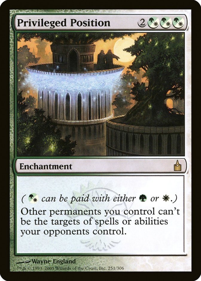 Privileged Position [Ravnica: City of Guilds] | Card Merchant Takapuna