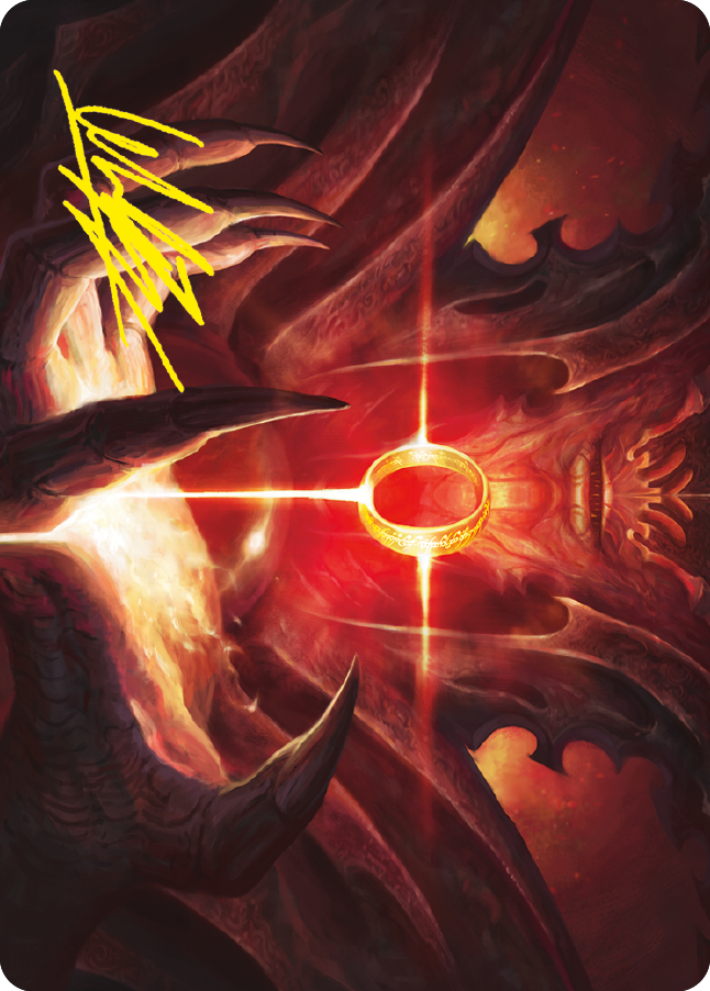 Sol Ring Art Card (Gold-Stamped Signature) [The Lord of the Rings: Tales of Middle-earth Art Series] | Card Merchant Takapuna