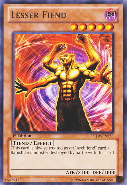Lesser Fiend [LCJW-EN238] Rare | Card Merchant Takapuna