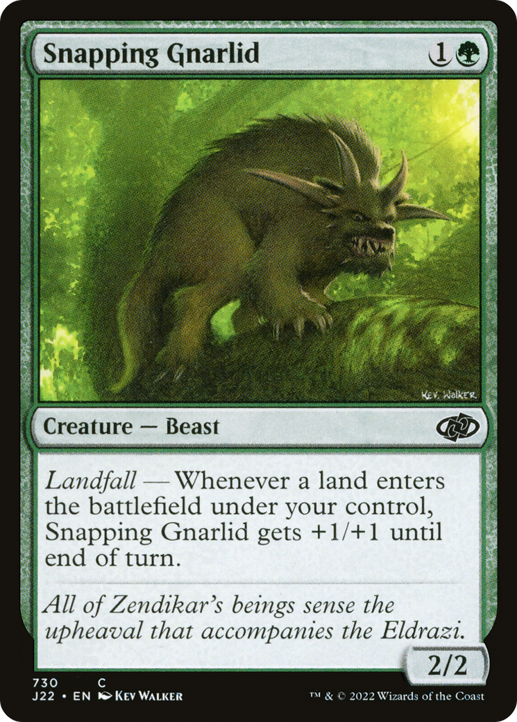 Snapping Gnarlid [Jumpstart 2022] | Card Merchant Takapuna
