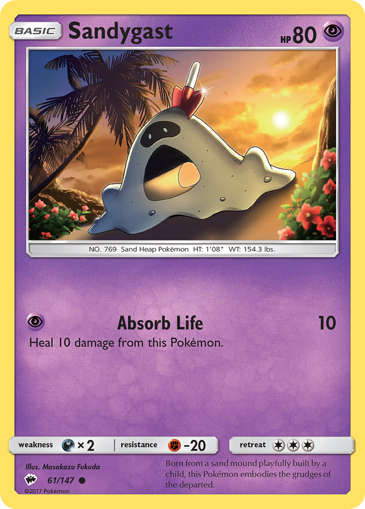 Sandygast (61/147) [Sun & Moon: Burning Shadows] | Card Merchant Takapuna