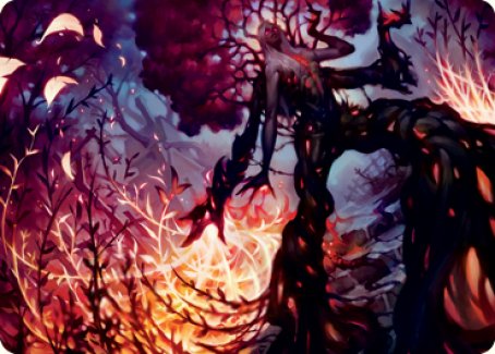 Splendid Reclamation Art Card [Innistrad: Crimson Vow Art Series] | Card Merchant Takapuna