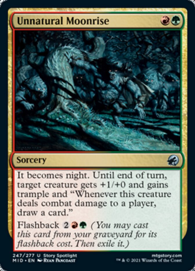 Unnatural Moonrise [Innistrad: Midnight Hunt] | Card Merchant Takapuna