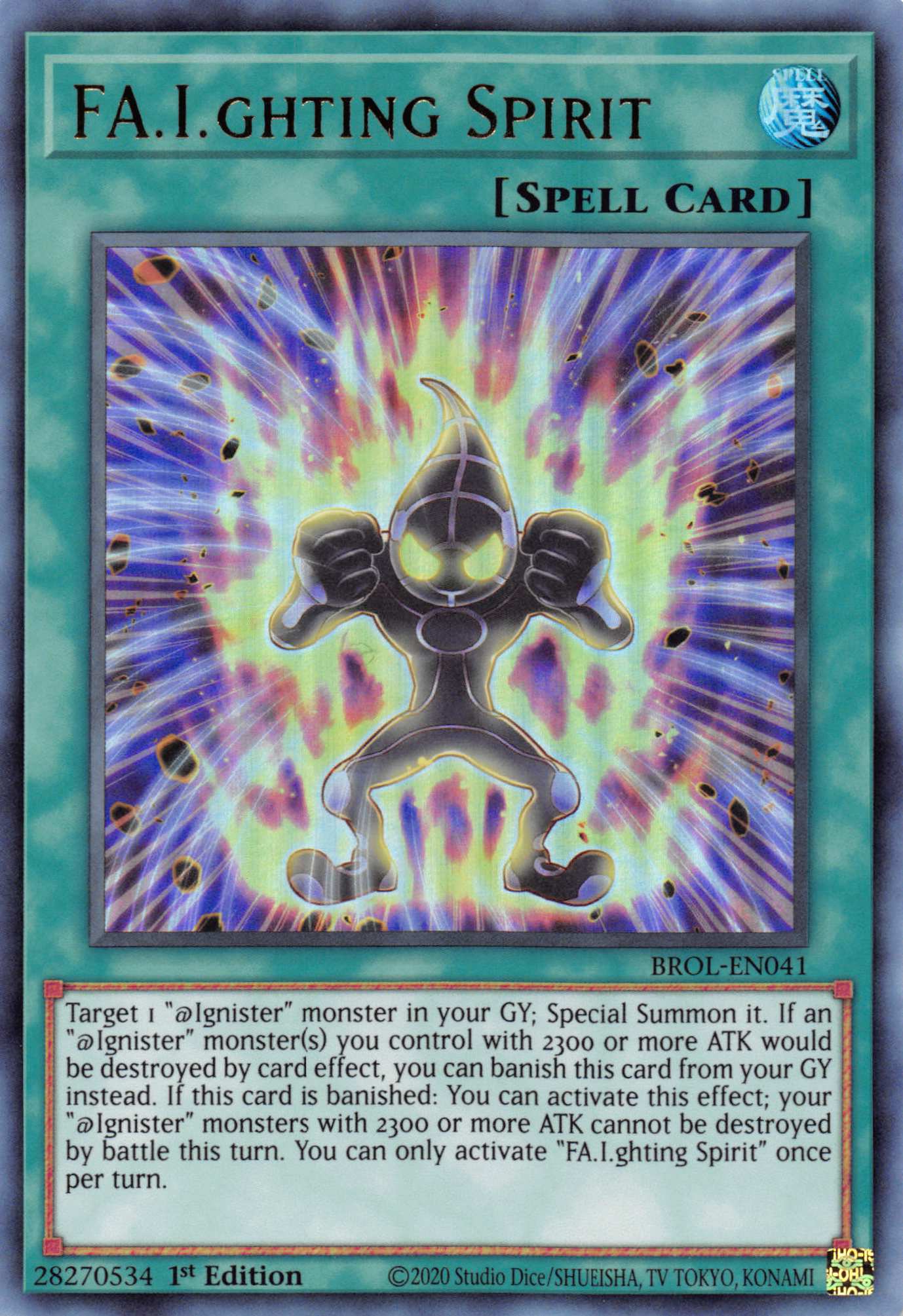 FA.I.ghting Spirit [BROL-EN041] Ultra Rare | Card Merchant Takapuna