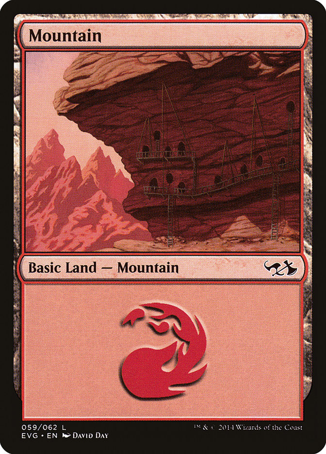 Mountain (59) (Elves vs. Goblins) [Duel Decks Anthology] | Card Merchant Takapuna
