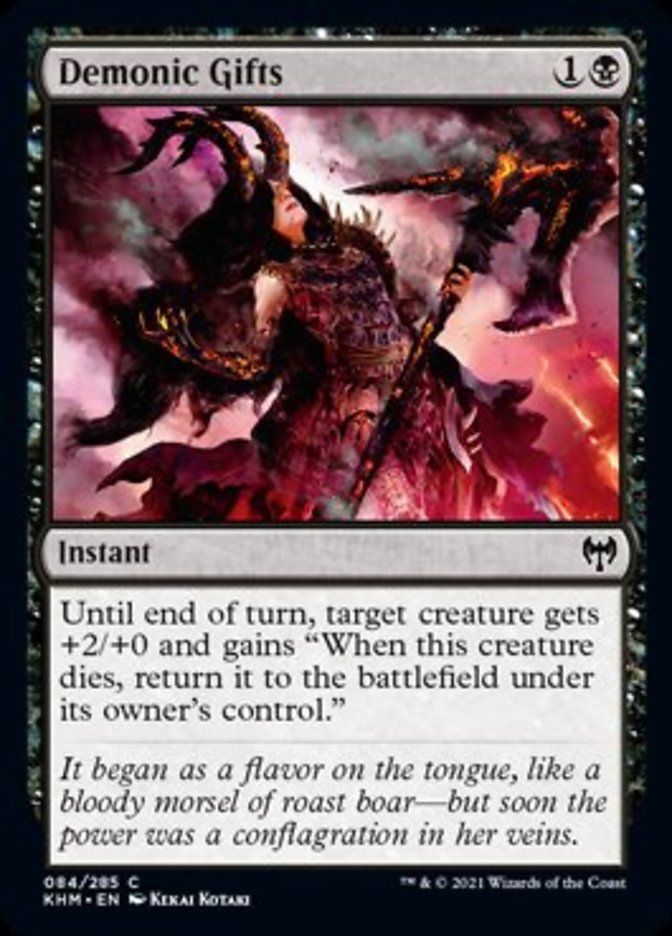 Demonic Gifts [Kaldheim] | Card Merchant Takapuna