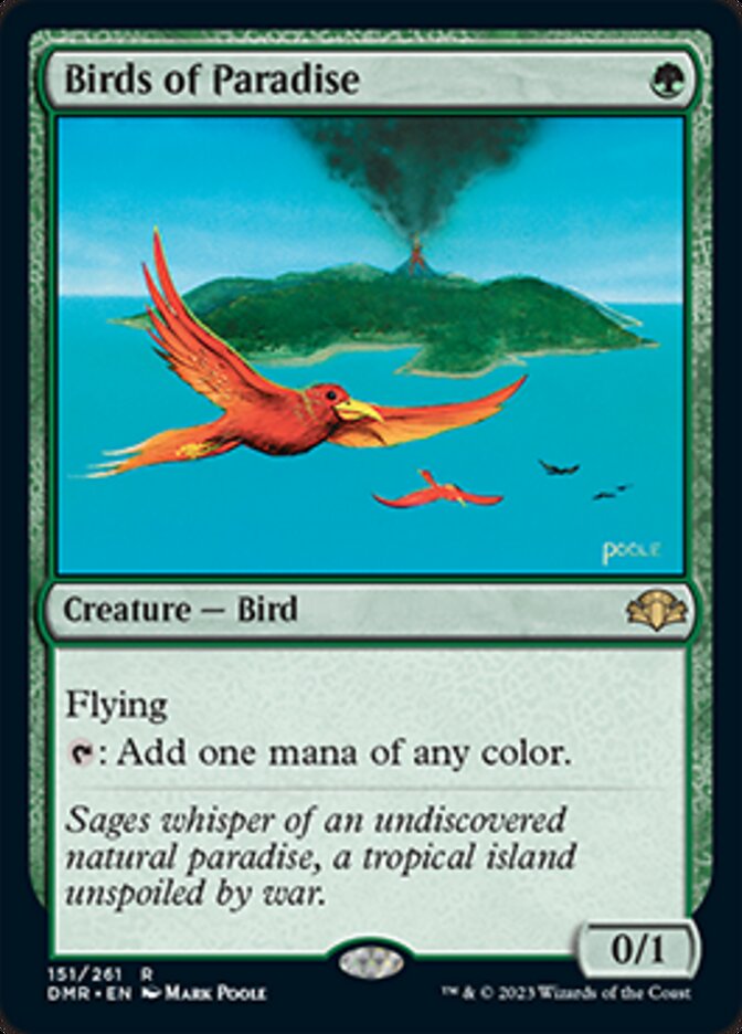 Birds of Paradise [Dominaria Remastered] | Card Merchant Takapuna