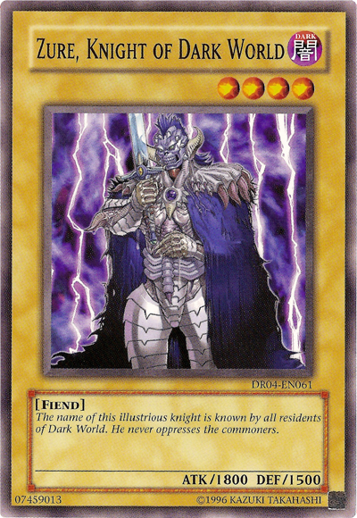 Zure, Knight of Dark World [DR04-EN061] Common | Card Merchant Takapuna