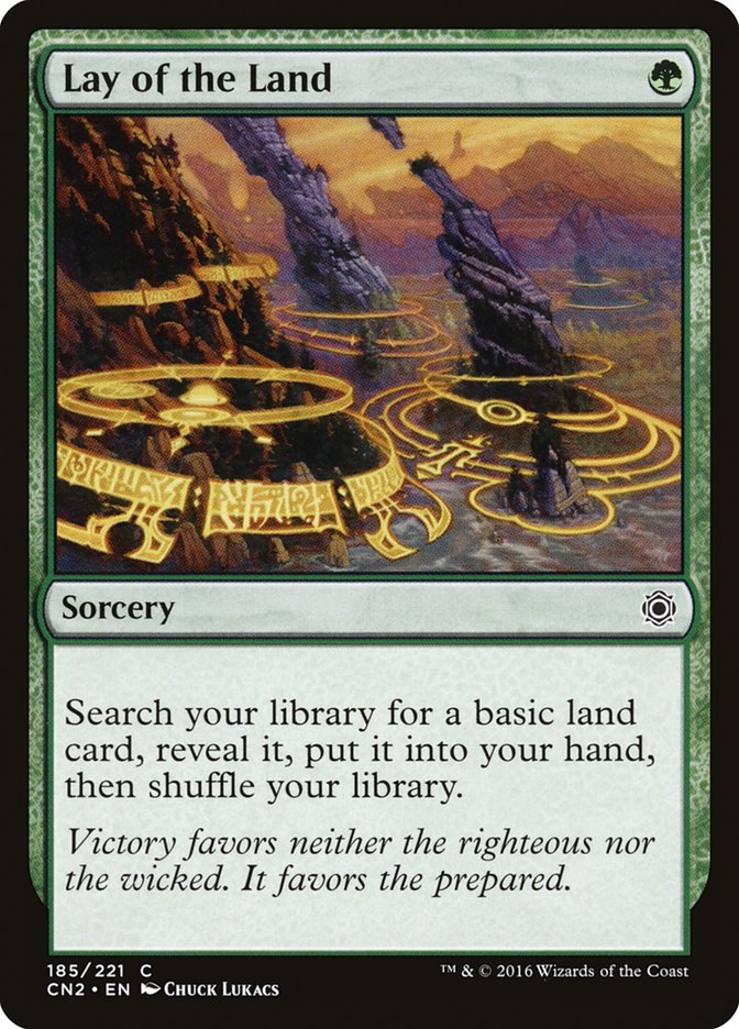 Lay of the Land [Conspiracy: Take the Crown] | Card Merchant Takapuna