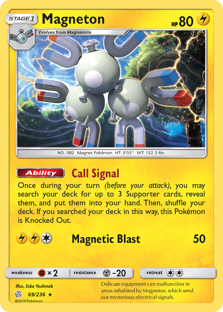 Magneton (69/236) [Sun & Moon: Cosmic Eclipse] | Card Merchant Takapuna