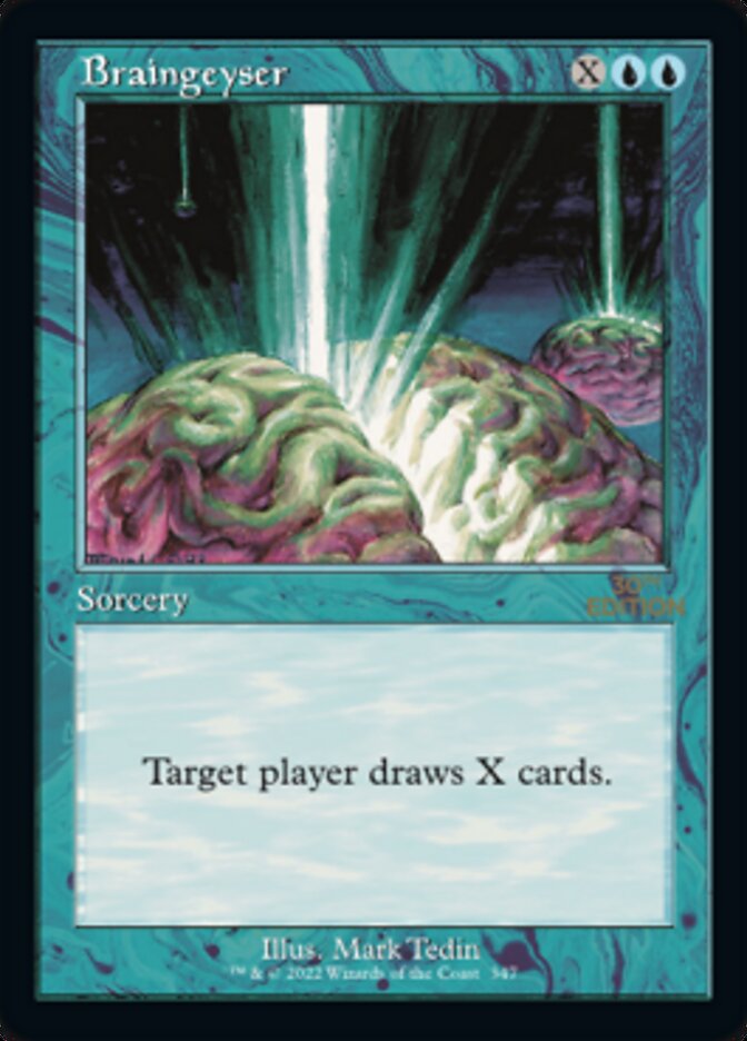 Braingeyser (Retro) [30th Anniversary Edition] | Card Merchant Takapuna