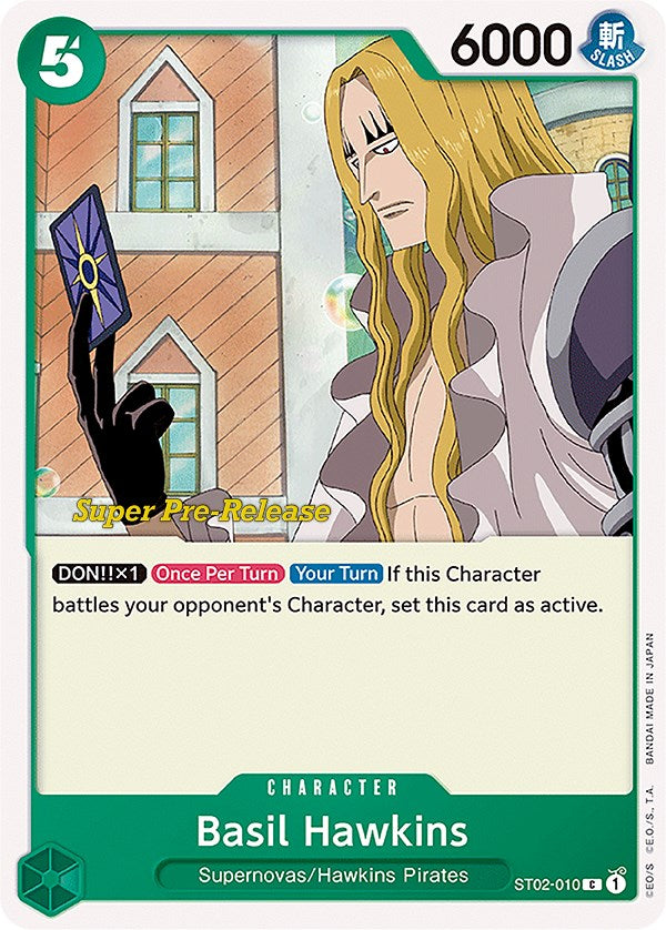 Basil Hawkins [Super Pre-Release Starter Deck: Worst Generation] | Card Merchant Takapuna