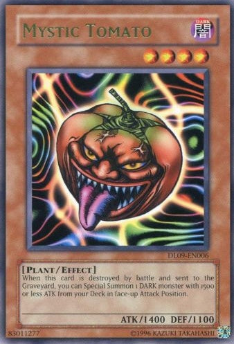 Mystic Tomato (Green) [DL09-EN006] Rare | Card Merchant Takapuna