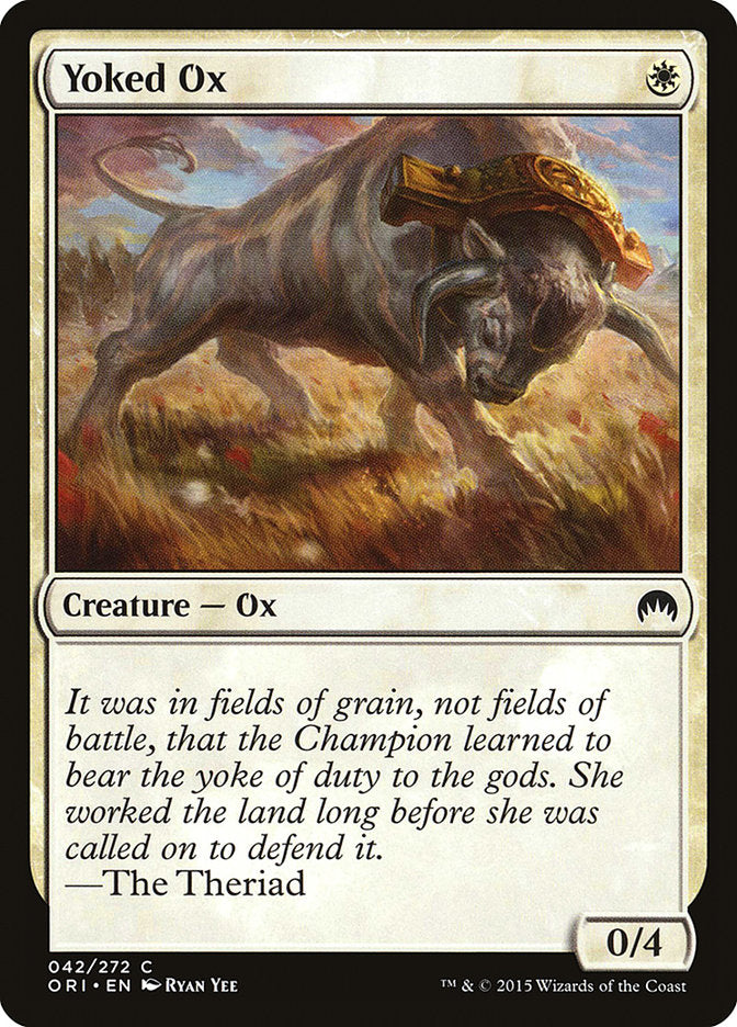 Yoked Ox [Magic Origins] | Card Merchant Takapuna