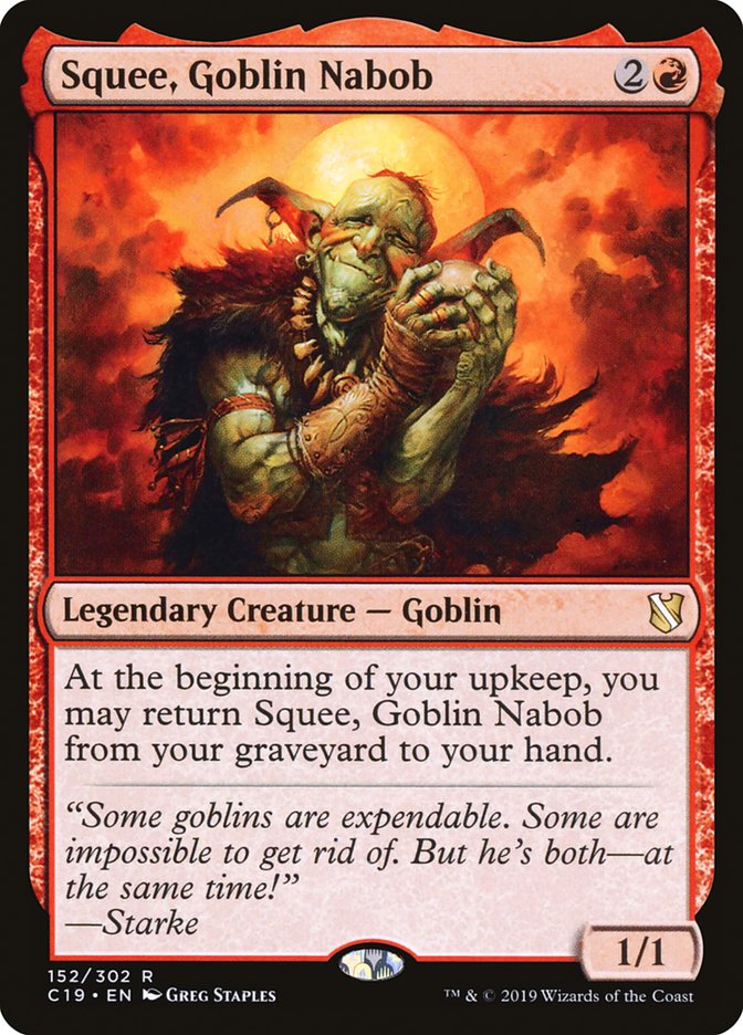 Squee, Goblin Nabob [Commander 2019] | Card Merchant Takapuna