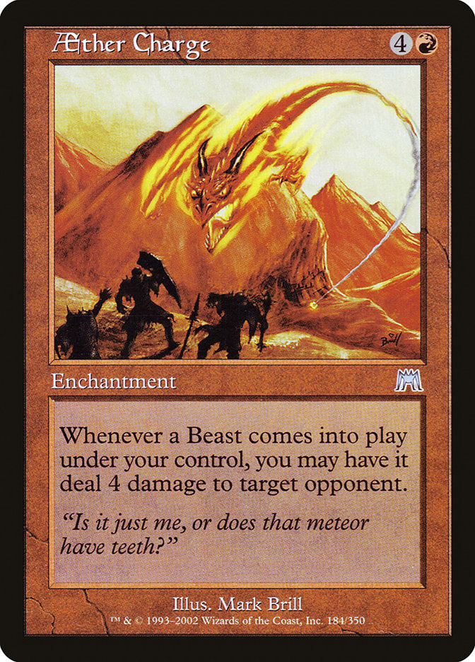 Aether Charge [Onslaught] | Card Merchant Takapuna