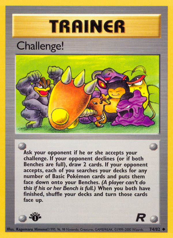 Challenge! (74/82) [Team Rocket 1st Edition] | Card Merchant Takapuna
