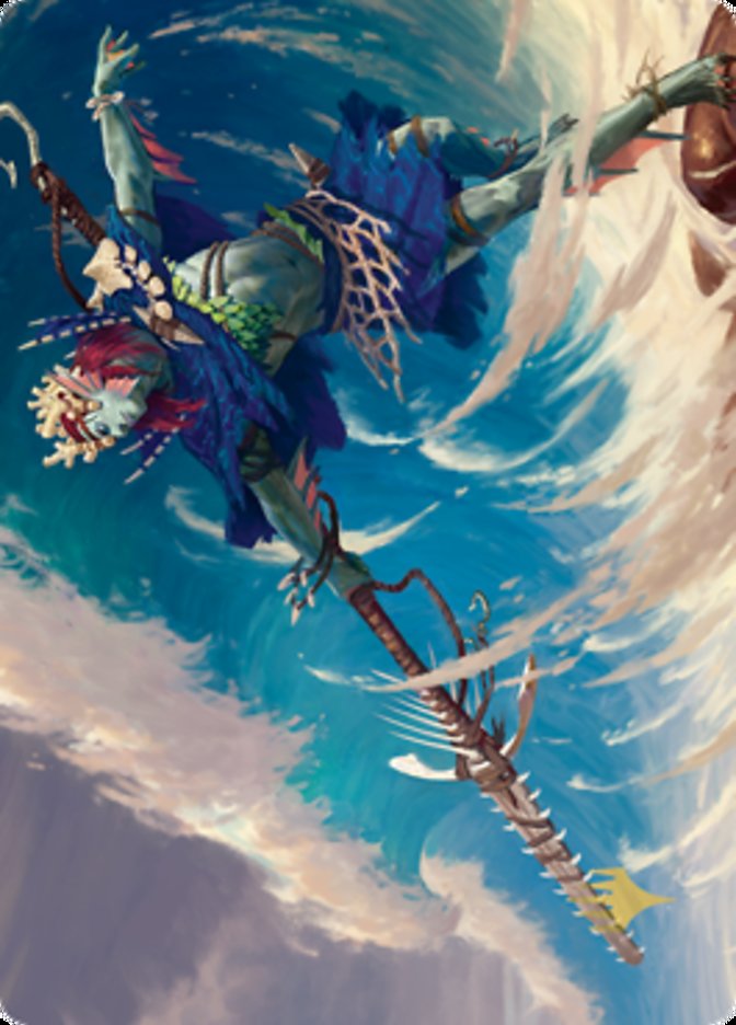 Tazeem Roilmage Art Card (Gold-Stamped Signature) [Zendikar Rising Art Series] | Card Merchant Takapuna