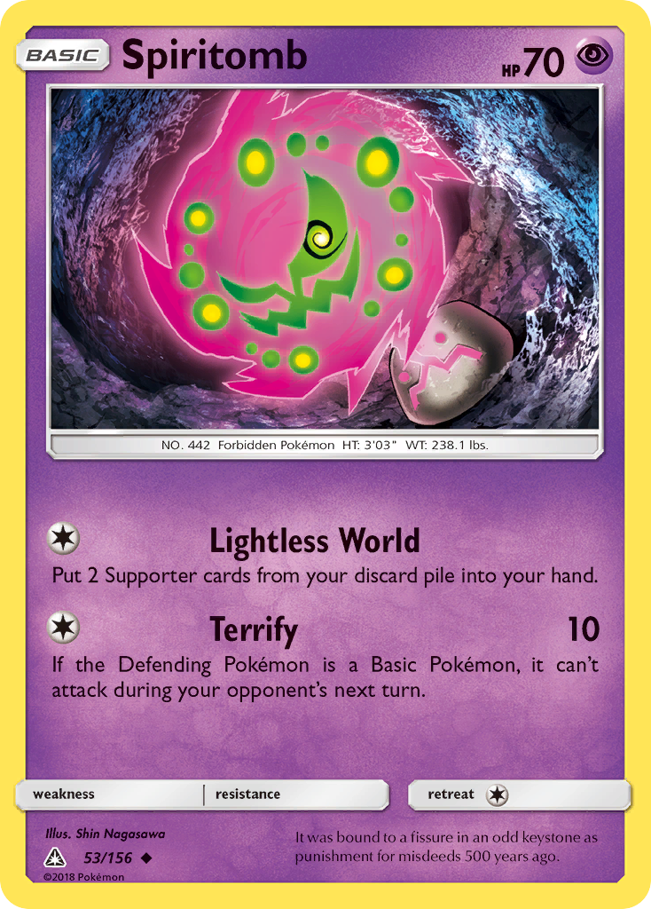Spiritomb (53/156) [Sun & Moon: Ultra Prism] | Card Merchant Takapuna