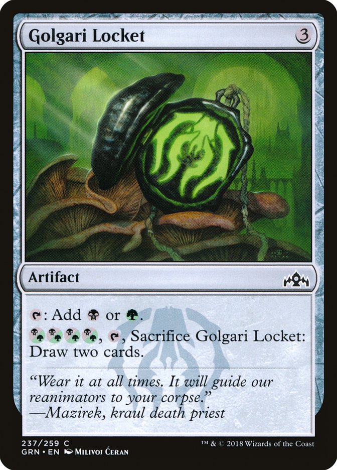 Golgari Locket [Guilds of Ravnica] | Card Merchant Takapuna