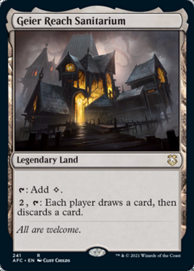Geier Reach Sanitarium [Dungeons & Dragons: Adventures in the Forgotten Realms Commander] | Card Merchant Takapuna