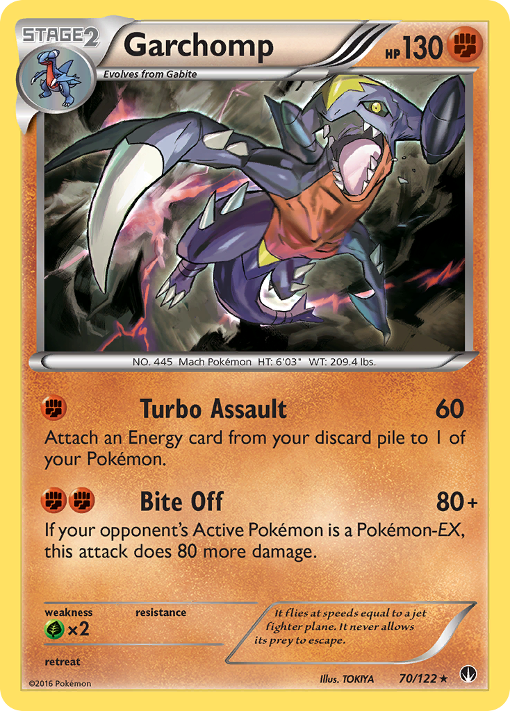 Garchomp (70/122) [XY: BREAKpoint] | Card Merchant Takapuna