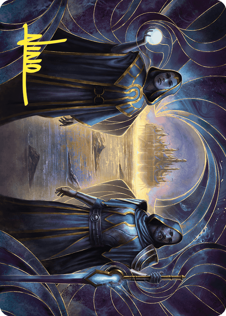 Court of Vantress Art Card (Gold-Stamped Signature) [Wilds of Eldraine Art Series] | Card Merchant Takapuna