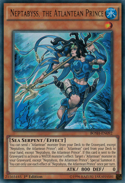 Neptabyss, the Atlantean Prince [BOSH-EN092] Ultra Rare | Card Merchant Takapuna