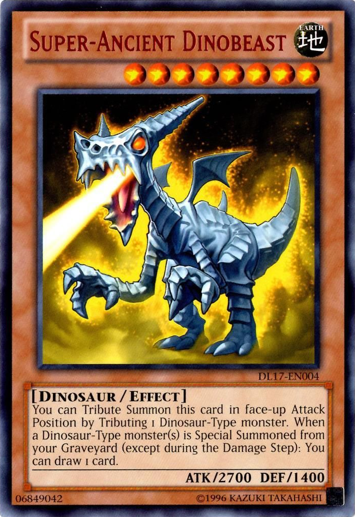 Super-Ancient Dinobeast (Red) [DL17-EN004] Rare | Card Merchant Takapuna