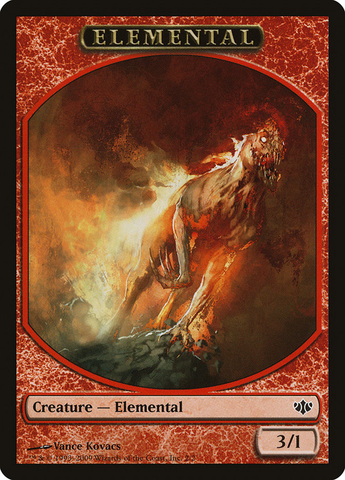 Elemental Token [Conflux Tokens] | Card Merchant Takapuna