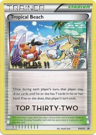 Tropical Beach (BW28) (Top 32) [Black & White: Black Star Promos] | Card Merchant Takapuna