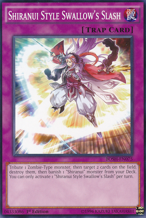 Shiranui Style Swallow's Slash [BOSH-EN075] Common | Card Merchant Takapuna