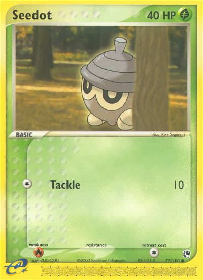 Seedot (77/100) [EX: Sandstorm] | Card Merchant Takapuna