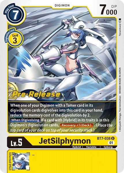 JetSilphymon [BT7-038] [Next Adventure Pre-Release Cards] | Card Merchant Takapuna