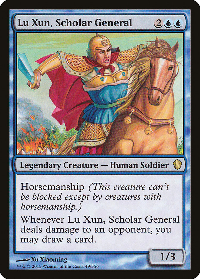 Lu Xun, Scholar General [Commander 2013] | Card Merchant Takapuna