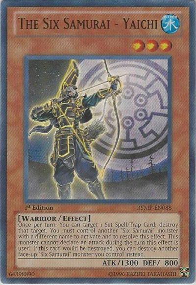 The Six Samurai - Yaichi [RYMP-EN088] Ultra Rare | Card Merchant Takapuna