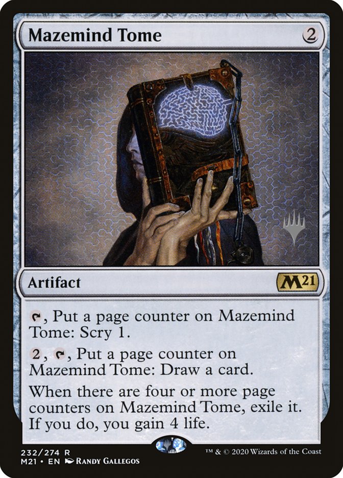 Mazemind Tome (Promo Pack) [Core Set 2021 Promos] | Card Merchant Takapuna